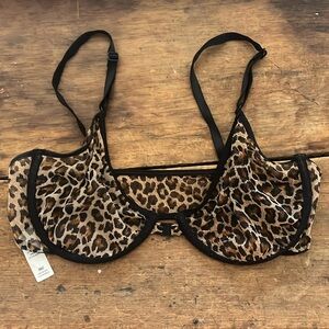 COPY - Vintage Leopard Print Bra